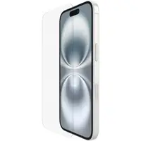 Folie de protectie Ecran Belkin ScreenForce TemperedGlass pentru Apple iPhone 16 / 15 / 14 Pro, Sticla Securizata, Full Glue OVA135zz