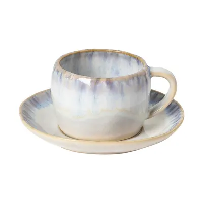 Ceașcă albă din gresie ceramică 230 ml Brisa – Costa Nova