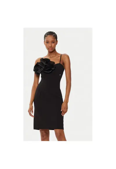 Rochie dama - 305119094 - Poliester - Negru - Negru