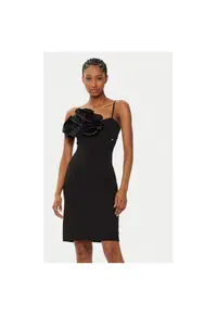 Rochie dama - 305119094 - Poliester - Negru - Negru