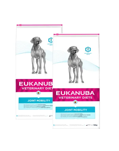 EUKANUBA Veterinary Diets Joint mobility adult all breeds Hrana uscata pentru caini adulti 24 kg (2 x 12 kg)