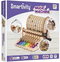 Constructor din lemn Smart Games Smartivity - Mașină muzicală, 233 piese
