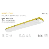 Corp de iluminat LED ATEX cu kit de urgenta Zalux ACQUEX LED-M 1.2 40-840 ET PC EB3 32W 4000lm 4000K IP66