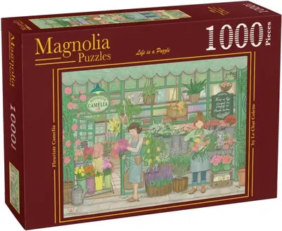 Puzzle Magnolia din 1000 piese - Florărie