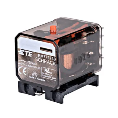 Releu de putere 3CC 230Vc.a. 16A, vertical, AMP Faston 250