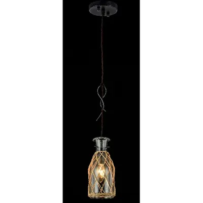 Lampa suspendata House Rappe,1 x E14, 230V, D.12cm,H.127 cm,Negru