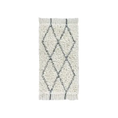 Covor crem lavabil/țesut manual din lână 80x140 cm Berber Soul – Lorena Canals