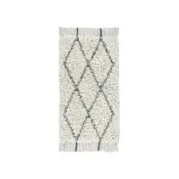 Covor crem lavabil/țesut manual din lână 80x140 cm Berber Soul – Lorena Canals