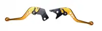 Manete ambreiaj si frana reglabile Suzuki SV650S 99-09 DL650 04-10, culoare galben