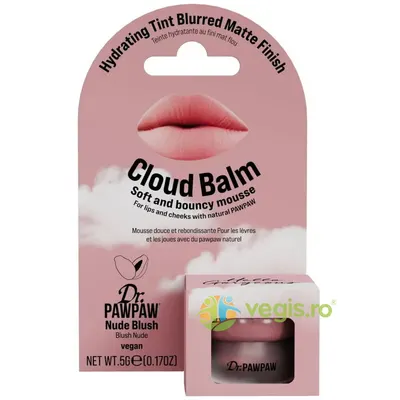 Balsam Tip Mousse pentru Buze si Obraji Finish Mat Estompat Cloud Balm Nude Blush 5g