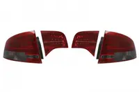 Stop spate stanga dreapta (LED, culoare sticla: rosu, culoare indicator: fumuriu, set) potrivit AUDI A4 B7 11.04-03.09