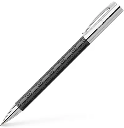 Creion automat Faber-Castell Ambition - Rhombus, negru