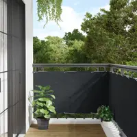 Gossi paravan de balcon, antracit, 75 x 500 cm, tesatura oxford