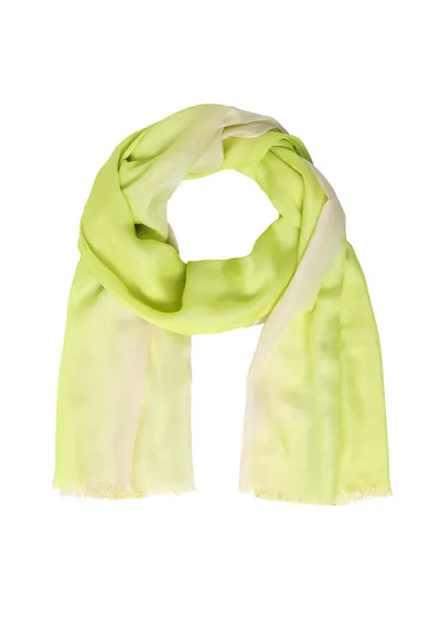 Esarfa cu model tie-dye - Piersica/Verde lime
