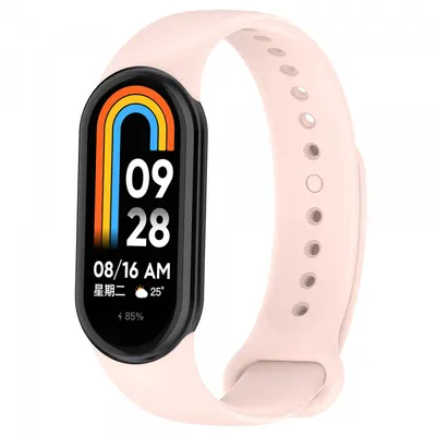 Curea Techsuit W014 pentru Xiaomi Smart Band 10 / 9 / 8, Roz
