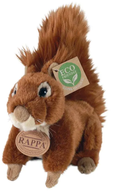 Jucărie de plus Rappa Eco Friends - Veveriţă, 17 cm