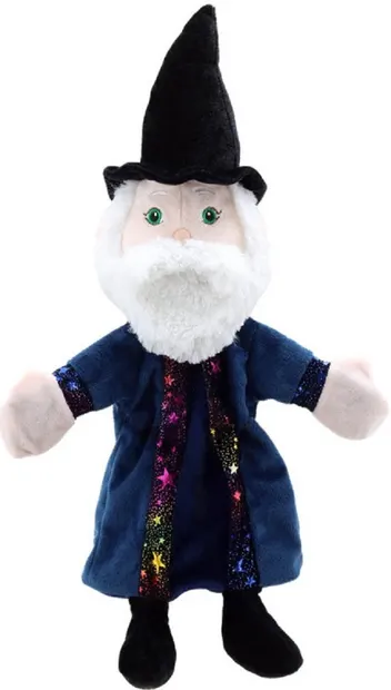 Păpușă pentru teatru de păpuși The Puppet Company - Vrajitor, 38 cm