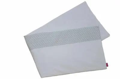 Set protectii patut Shiny KidsDecor din bumbac 60x120 cm