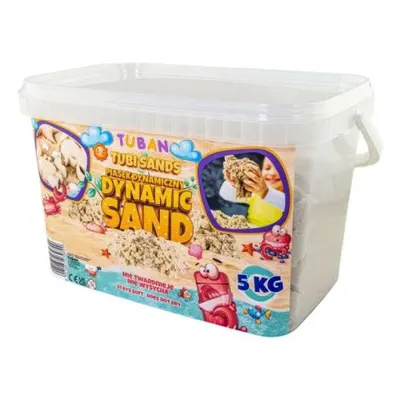 Nisip Senzorial Modelabil in cutie - natural, 5 kg Tuban TU3989