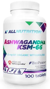 Ashwagandha KSM-6, 100 tablete, AllNutrition