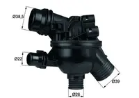 Termostat lichid racire (102 C, in carcasa) potrivit BMW 1 (E81), 1 (E82), 1 (E87), 1 (E88), 3 (E90), 3 (E91), 3 (E92), 3 (E93), 5 (E60), 5 (E61) 1.6 2.0 09.05-12.13