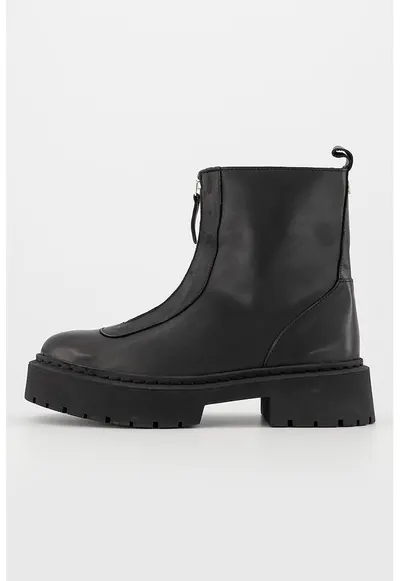 Ghete de piele - Negru