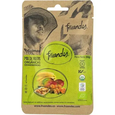 Mix de fructe deshidratate BIO, 30g, Fruandes