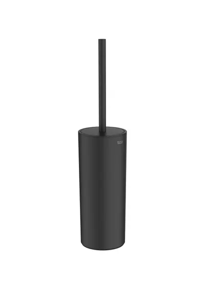 Perie WC Roca Victoria A817891NB0, pe podea, metal, mat, Negru