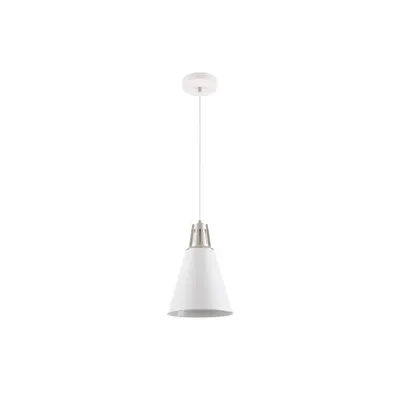 Lampa tavan - Ceiling fixture GIANNI,8075,AC220-240V,50/60Hz,1*E27, max.40W,IP20, Diameter22cm,single, white/silver