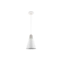 Lampa tavan - Ceiling fixture GIANNI,8075,AC220-240V,50/60Hz,1*E27, max.40W,IP20, Diameter22cm,single, white/silver