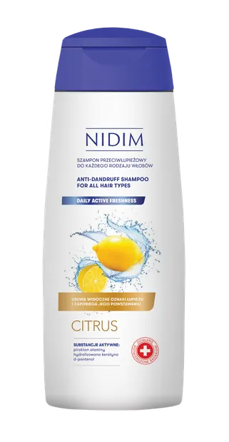 Sampon antimatreata cu lamaie pentru toate tipurile de par, 300ml, Nidim