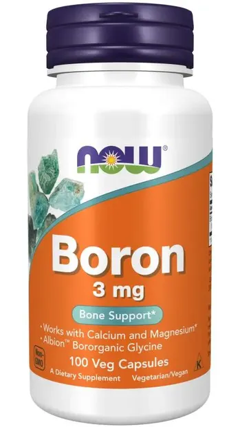Boron, 3 mg, 100 capsule, Now