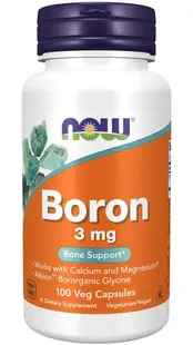 Boron, 3 mg, 100 capsule, Now