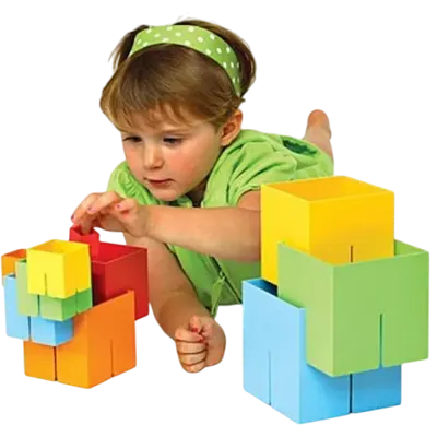 Joc de constructie Cuburi DADO Original - Fat Brain Toys
