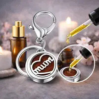 Breloc aromaterapie, difuzor pentru uleiuri esentiale V29