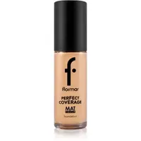 flormar Perfect Coverage Mat Touch Foundation machiaj cu efect matifiant pentru piele mixta spre grasa