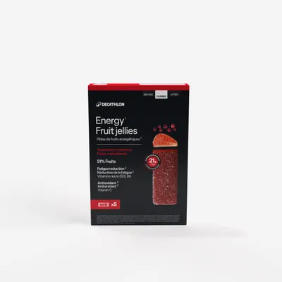 Pastă energizantă de fructe căpșune merișoare acerole 5x25g