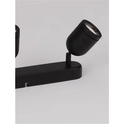 Spot ORSON Nisipiu Negru Metal LED GU10 3x10 Wat 230 Volt IP44 Fara bec