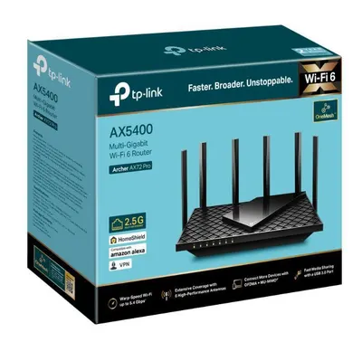 Router wireless TP-LINK Archer AX72 PRO, WIFI 6, Mesh, Dual Band