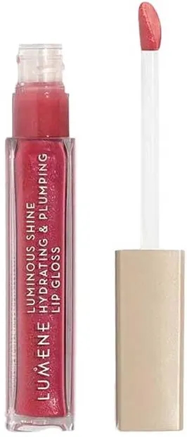 Lumene Luciu de buze vegan Luminous Shine, 5 Bright Rose, 5 ml