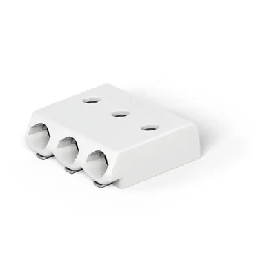 SMD PCB terminal block; 0.5 mm²; Pin spacing 3 mm; 3-pole; PUSH WIRE®; in tape-and-reel packaging; 0,50 mm²; white