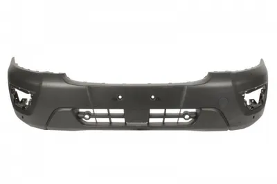 Bara (fata, cu gauri pentru lampa de ceata, numar orificii sezor parcare: 4, negru, certificat TUV) potrivit FORD TRANSIT VI FL 09.18