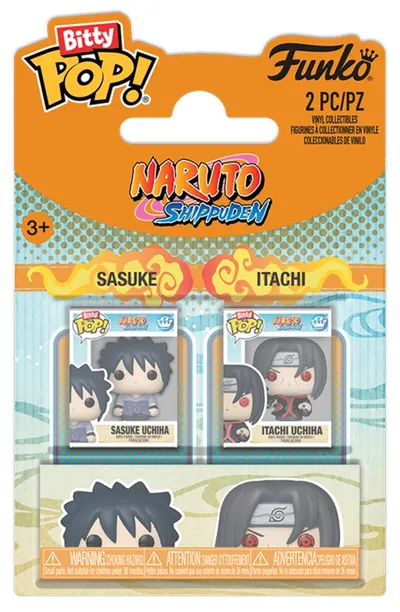 Set mini figurine Funko Bitty POP! Animation: Naruto Shippuden - Sasuke & Itachi