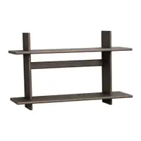 Raft în culoare naturală închisă etajat cu aspect de lemn de stejar 75 cm Westlock – Rowico