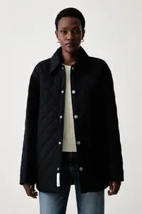 A.P.C. geacă de tranziție pentru femei cu amestec de lână blouson georges