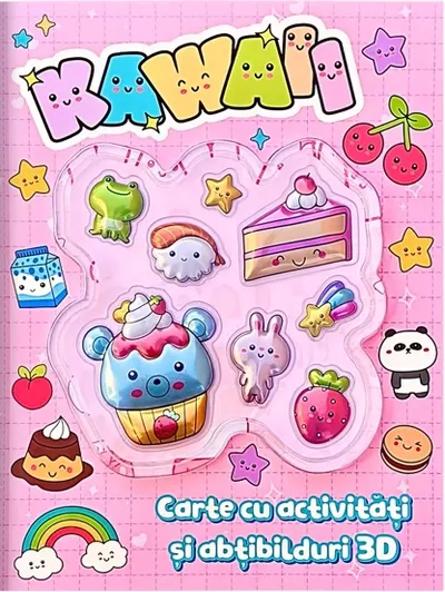 Kawaii. Activitati si abtibilduri 3D