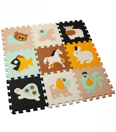 Covoras puzzle din spuma pentru copii