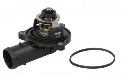 Termostat lichid racire (87 C, cu carcasa) potrivit AUDI A4 B7, A6 ALLROAD C6, A6 C6, A8 D3, Q7; VW PHAETON, TOUAREG 2.7D-5.0D 11.02-03.18
