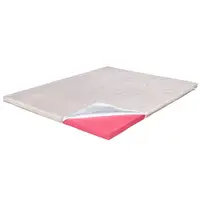 Topper Saltea Super Ortopedic Air 7 cm, Bio Bumbac Cooler, 90x200 cm