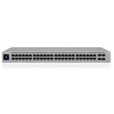Switch 48 porturi Ubiquiti UniFi USW-48-EU, 104 Gbps, 4 porturi SFP, cu management